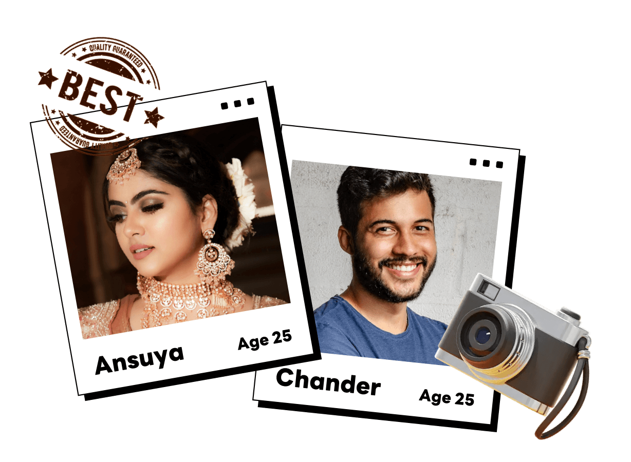 Profile of Ansuya, Age 25 & Profile of Chander, Age 25